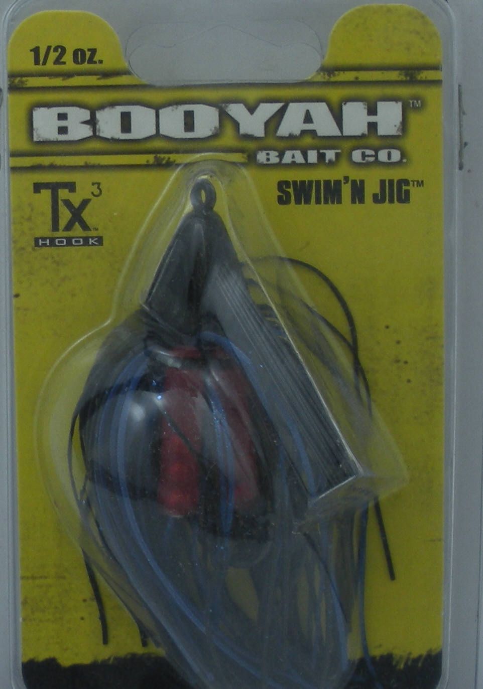 Rebel BYSJ1204 1/2 Oz Booyah Swimmin Jig Blac