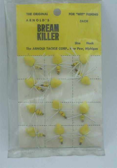 Mouches De Pêche Arnold Bream Killer - Jaune - 12 Unités - Topwater