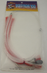 Sea Striker SSBH14RW 1/4 oz Red/White Ballyhoo Rig