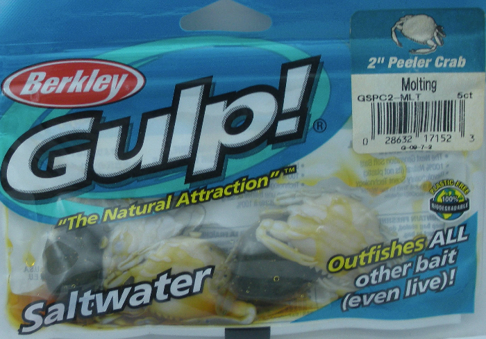 Berkley GSPC2-MLT Gulp 2 " Éplucheur Crabes Molting 5 CT - Photo 1 sur 4