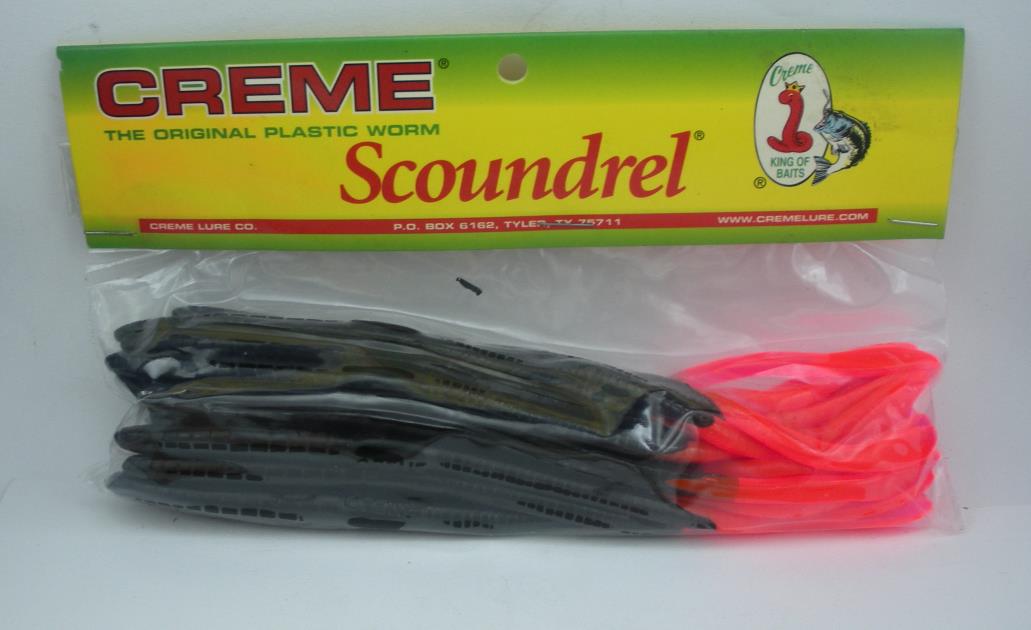 Creme 336-50 King Size Scoundrel Worms 8" 20CT Purple 24209
