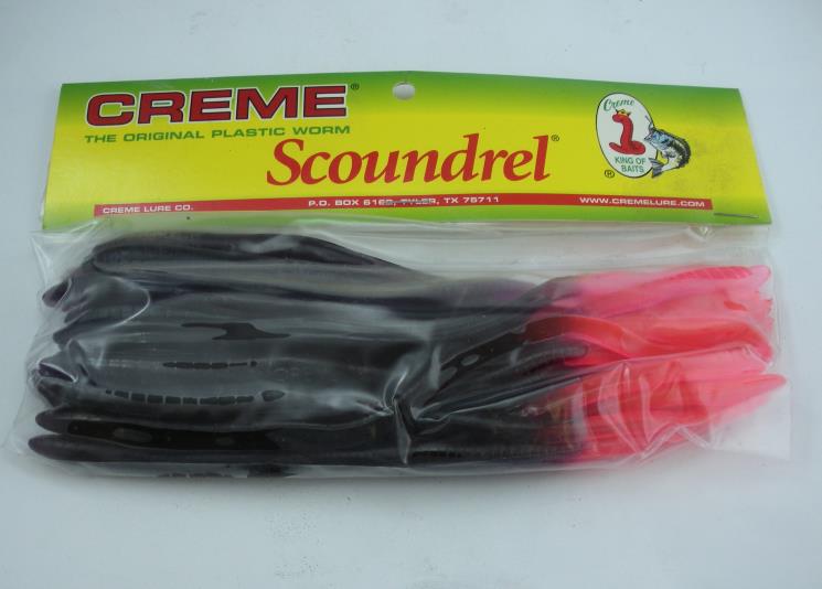 Creme 336-50 King Size Scoundrel Worms 8" 20CT Purple 24209