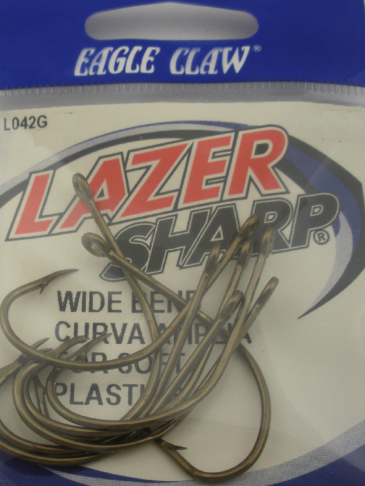 Eagle Claw L042G 2 10Ct Bronze Flounder Hooks 7098 47708170314 eBay
