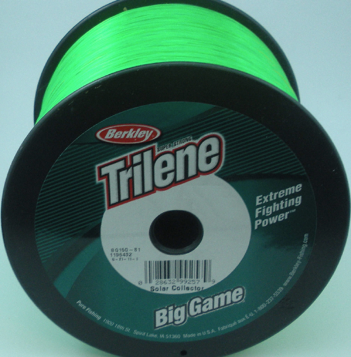 Berkley BG330-81 30 Lb Big Game Monofilament Line 3 Lb Spool Solar Green