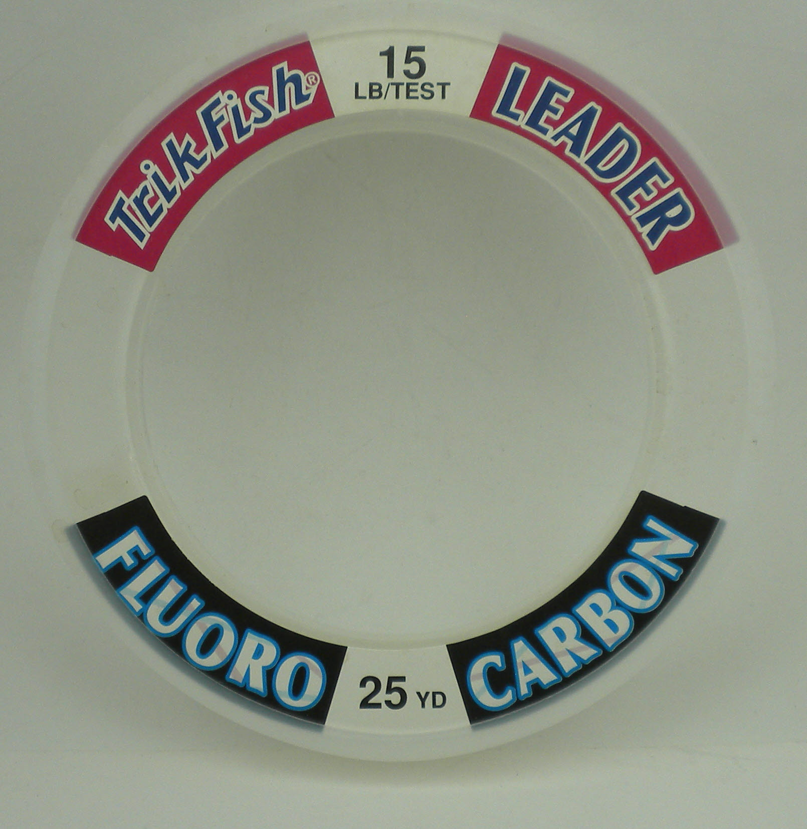 Triple Fish 25FLS01501 Fluorocarbon Monofilament 25Yd Leader Wheel 15lb test