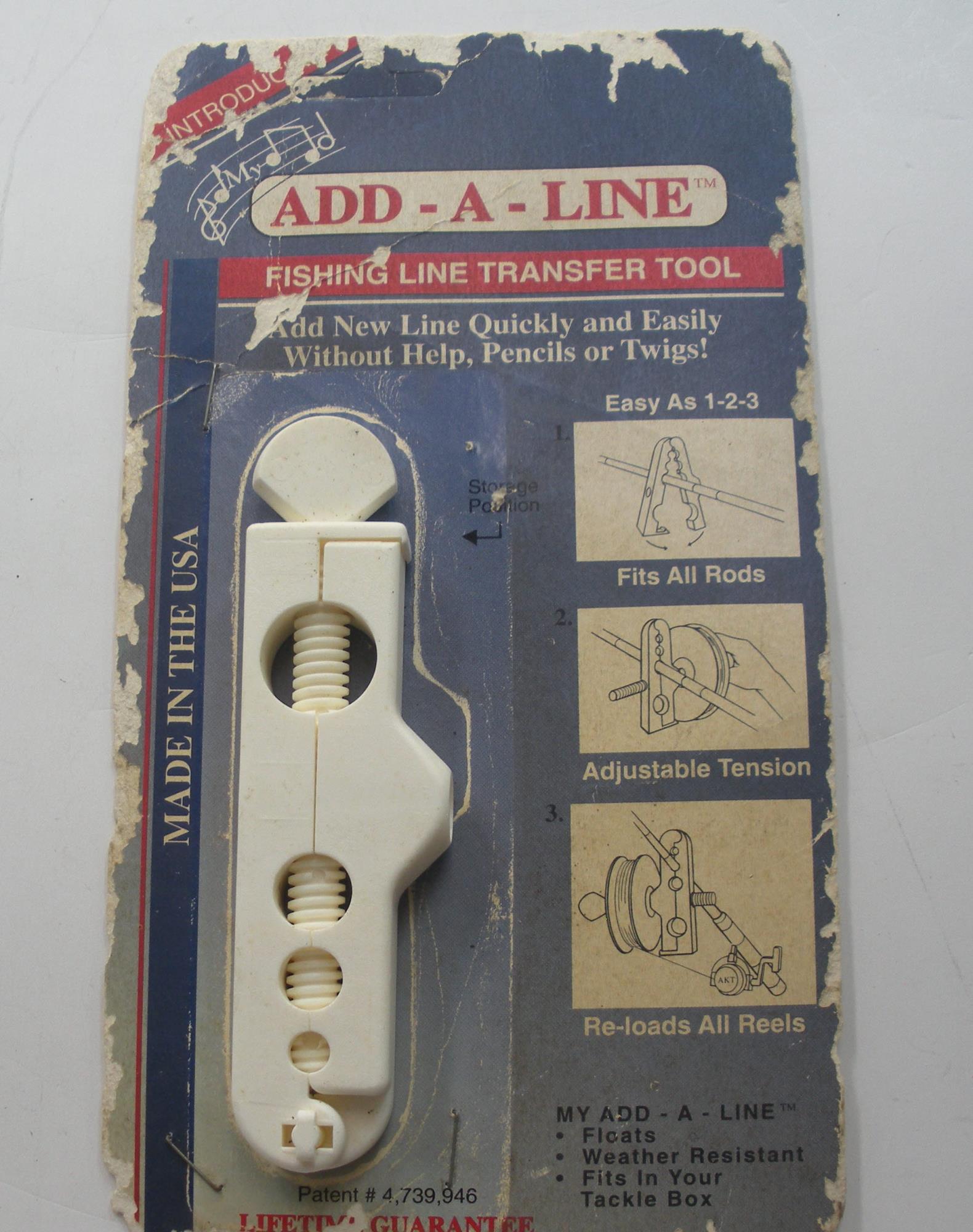 Add-A-Line Line Adaptor Re Spool Your Reel with Line On the Go | eBay Add-A-Line Line Adaptor Re Spool Your Reel with Line On the Go | eBay