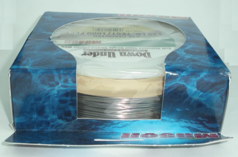 Mason DUM-120 Down-Under Trolling Wire Line 1000 ft. 120 Lb. Test - Picture 2 of 3