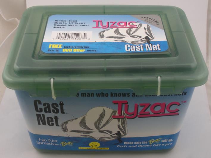 Betts Tyzac キャストネット 8フィート モノ 3/8インチ メッシュボックス＿並行輸入品 Betts M8S-I Tyzac Series Mono Cast Net 8 Ft Radius 1⁄2\" Mesh Iron