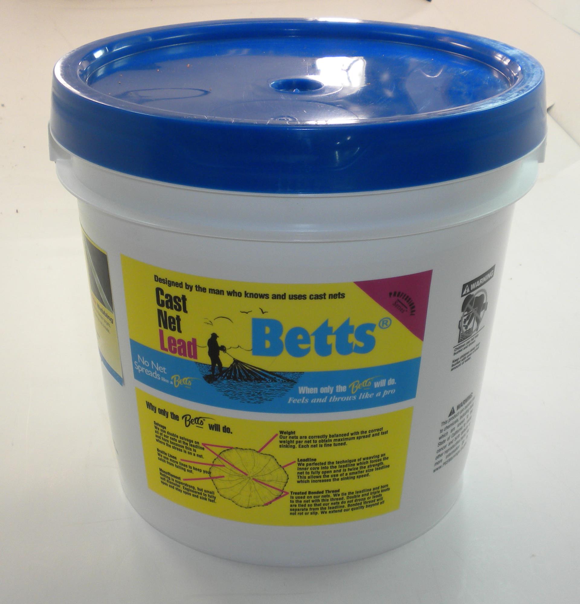 Betts 8SM-DH Old Salt Mesh Deep Hole Cast Net 8 ft x 1/2" Mesh 8 ft Radius