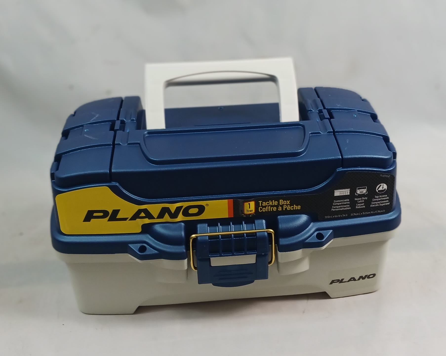 Plano OB1TRAYTBBLUEWHITE 1 vassoio scatola porta attrezzi 12,5"L x 7"H Made in USA - Foto 1 di 2