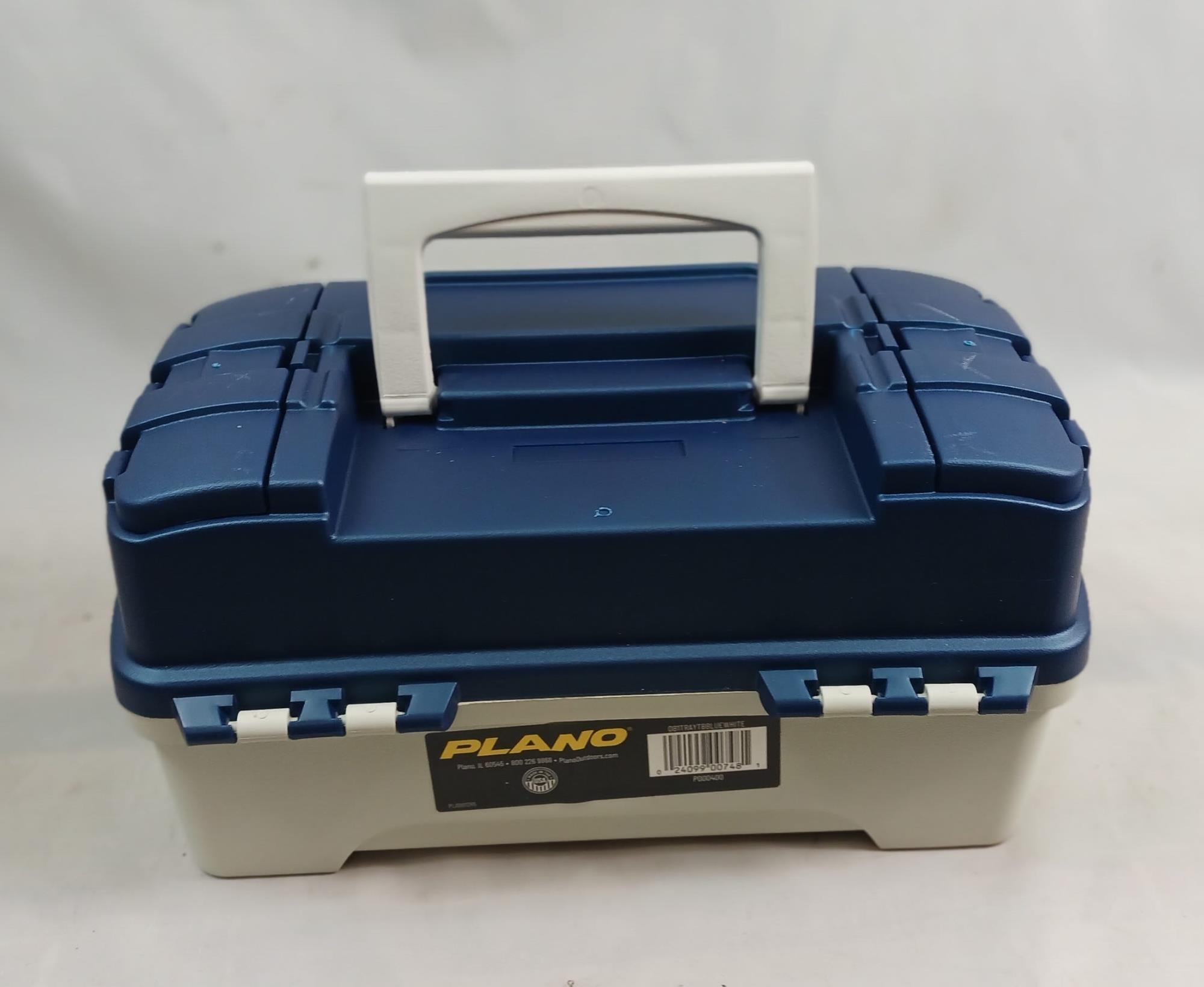 Plano OB1TRAYTBBLUEWHITE 1 vassoio scatola porta attrezzi 12,5"L x 7"H Made in USA - Foto 2 di 2