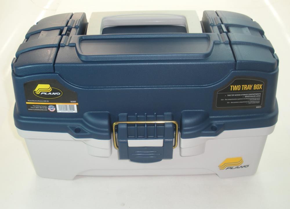 Plano 6202-06 2 Tray Tackle Box 13.75″x8.25″