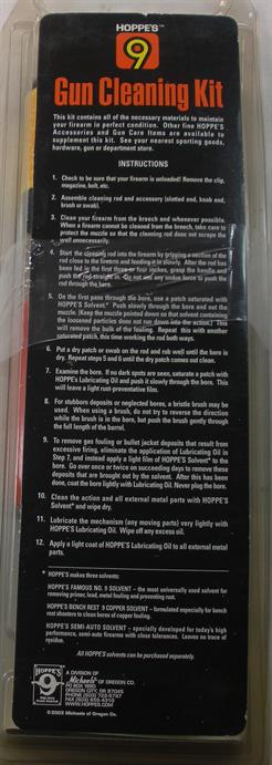 Hoppes PCO-45B Handgun Cleaning Kit - Picture 2 of 3