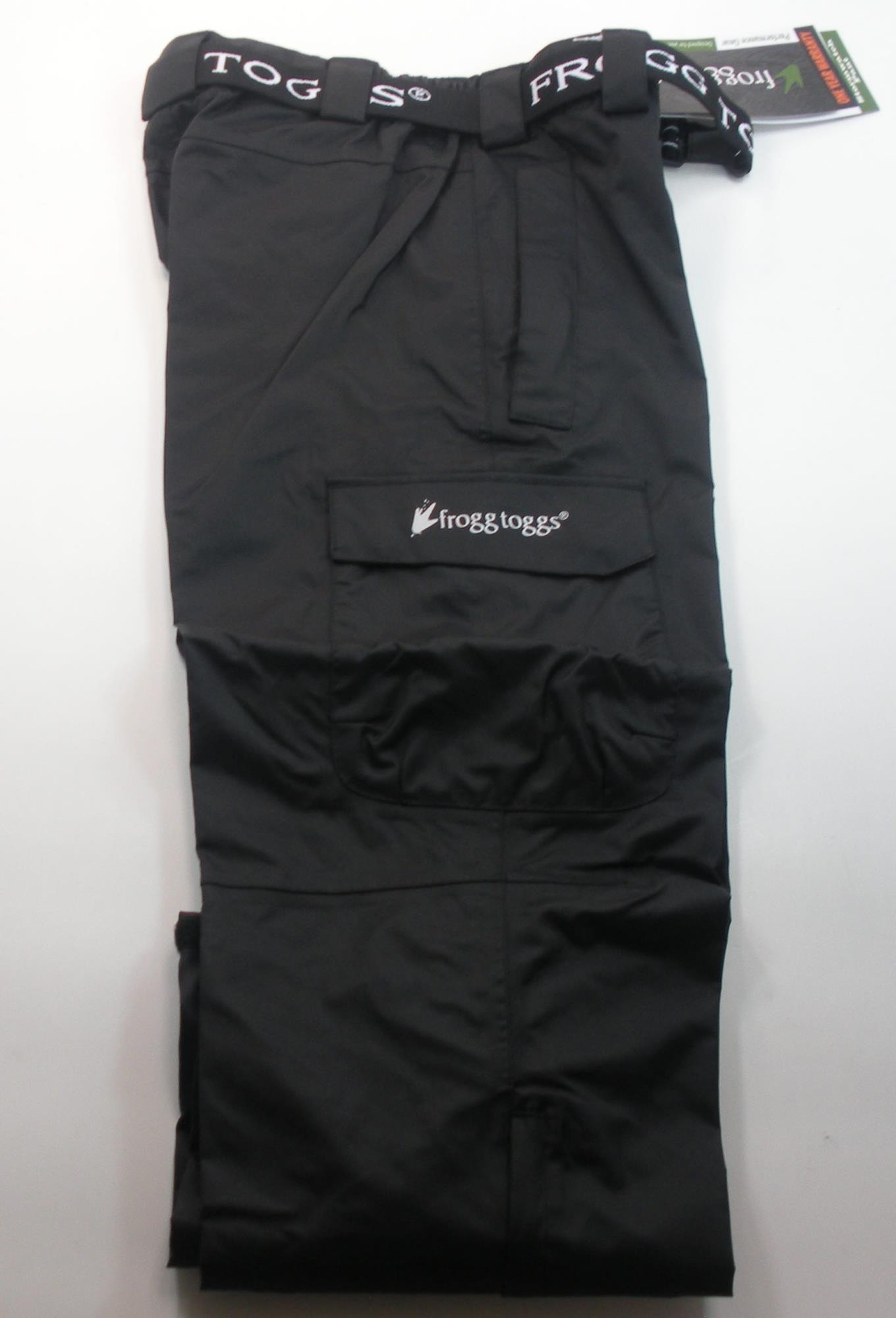 Frogg Toggs SW8310901 Size Small Stormwatch Nylon Rainwear Pants Black - Picture 1 of 8