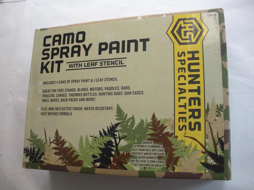 Hunters Specialties 320 Camo Spray Paint Kit with Stencil 25641